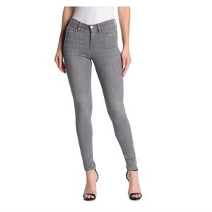 ALL SAINTS Gray Eve Ankle Skinny Mid Rise 5 Pocket Fading Detail Jeans Size 25